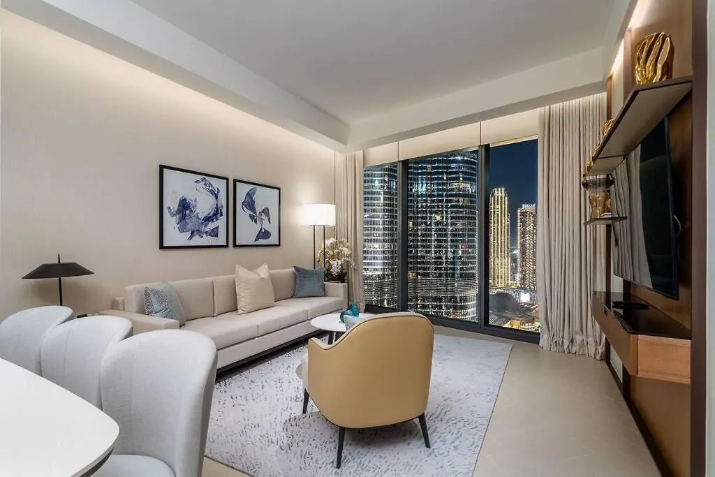 Address Emaar Flagship Burj Khalifa Fountain View Upscale Lejlighed Dubai Forenede Arabiske Emirater